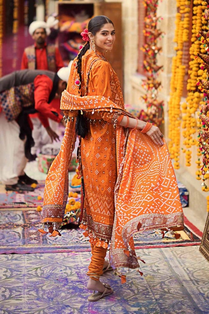 Gul Ahmed | Chunri Collection |  CL-42013 B - Khanumjan  Pakistani Clothes and Designer Dresses in UK, USA 