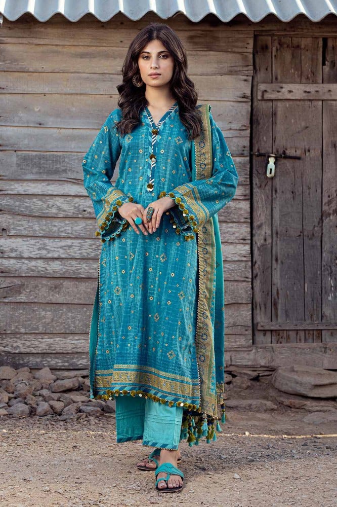 Gul Ahmed | Chunri Collection |  CL-42042 A - Khanumjan  Pakistani Clothes and Designer Dresses in UK, USA 