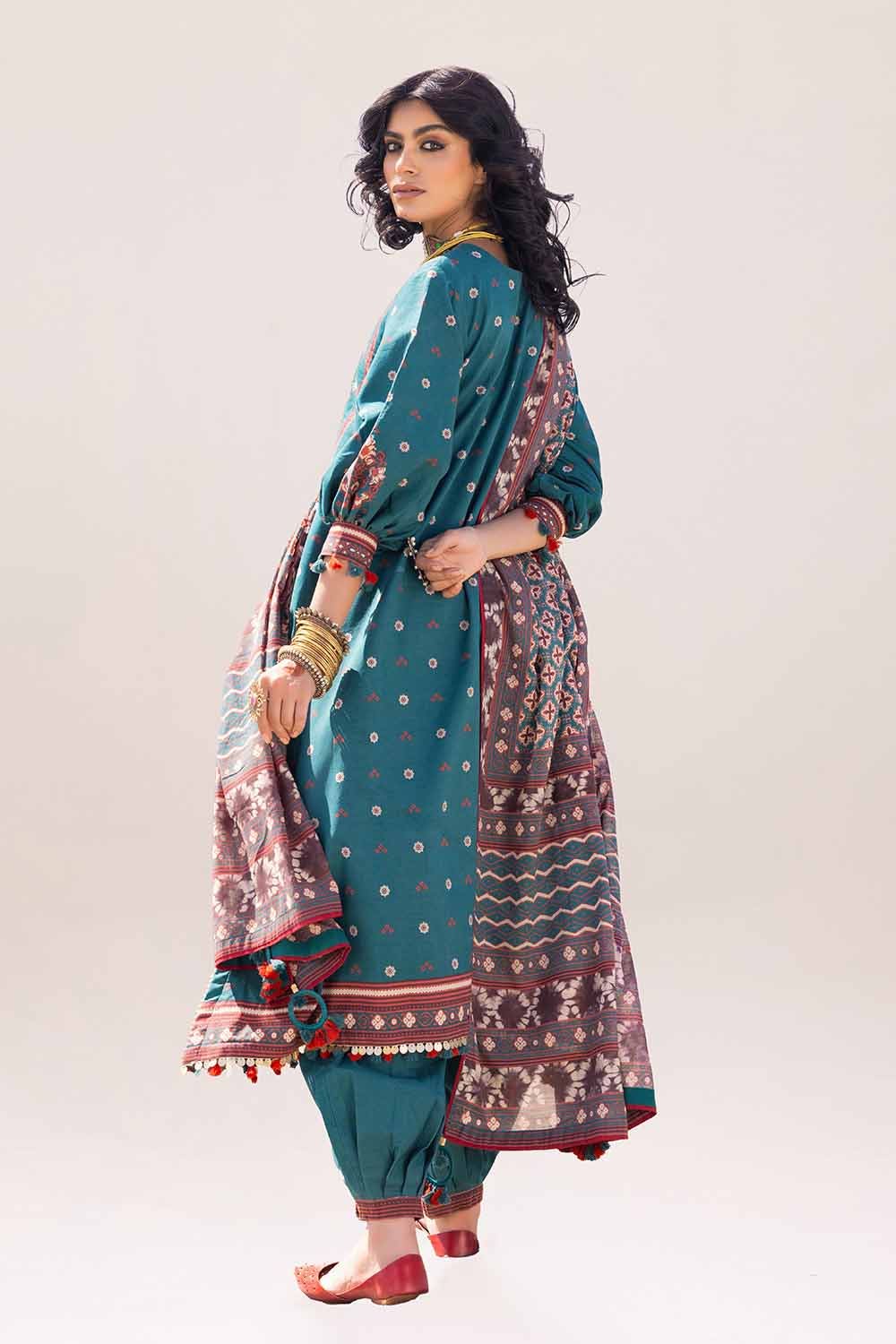 Gul Ahmed | Ajrak Kahani | CL-42115 - Khanumjan  Pakistani Clothes and Designer Dresses in UK, USA 