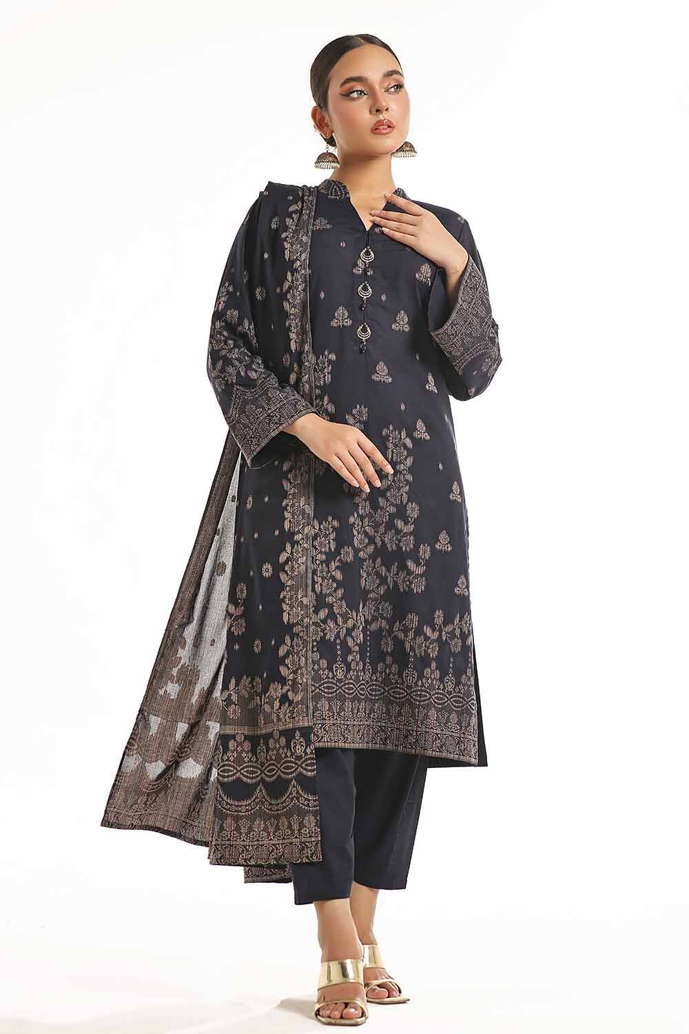 Gul Ahmed | Special Jacquard Collection | CLF-42021 C - Khanumjan  Pakistani Clothes and Designer Dresses in UK, USA 