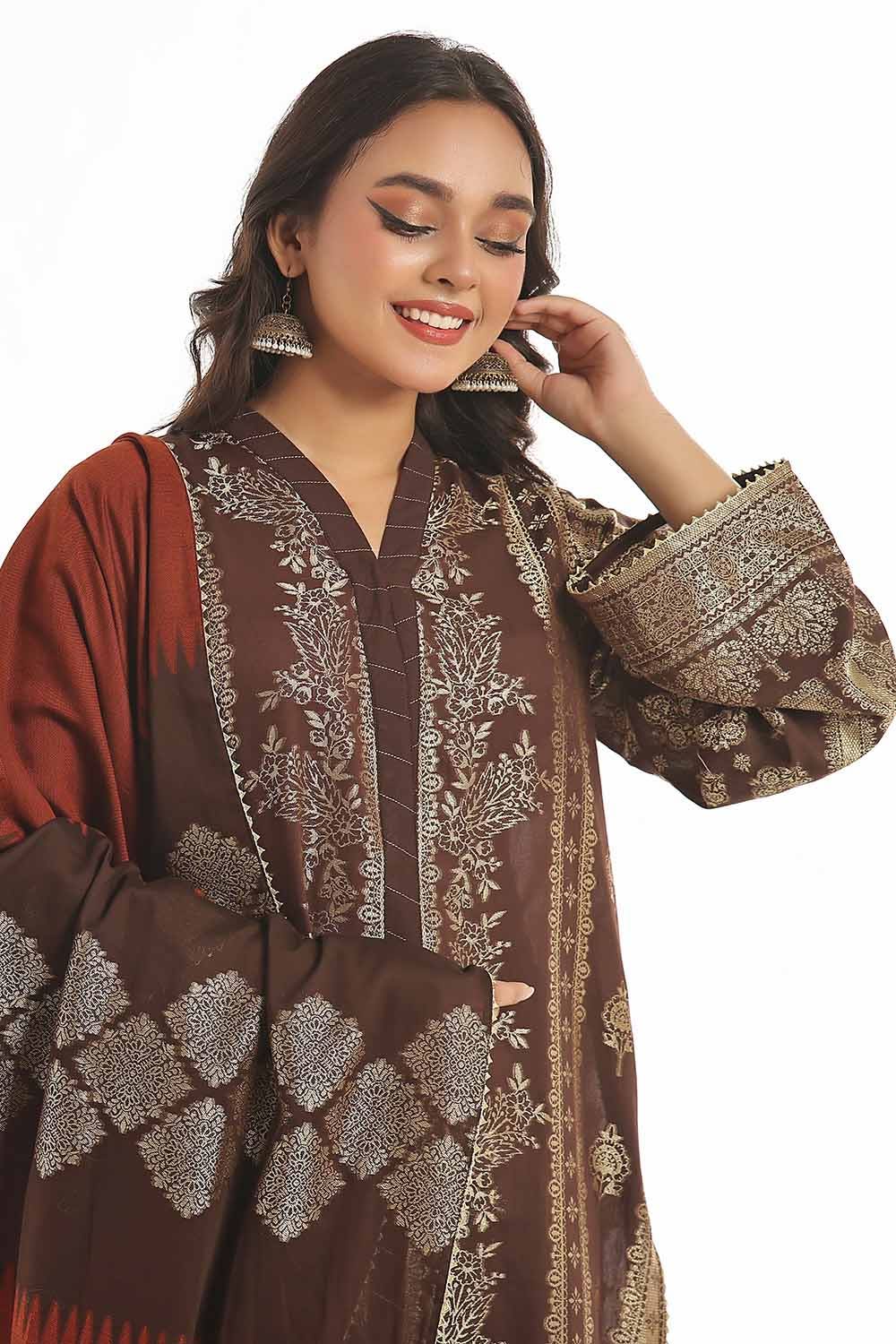 Gul Ahmed | Special Jacquard Collection | CLF-42022 D - Khanumjan  Pakistani Clothes and Designer Dresses in UK, USA 