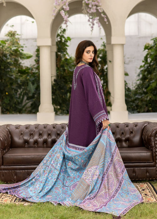 Meem | Winter Collection | PURPLE (KHADDAR)