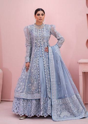 Diara Couture | Tabeer Formals | POGT-01-02 - GREY BLUE