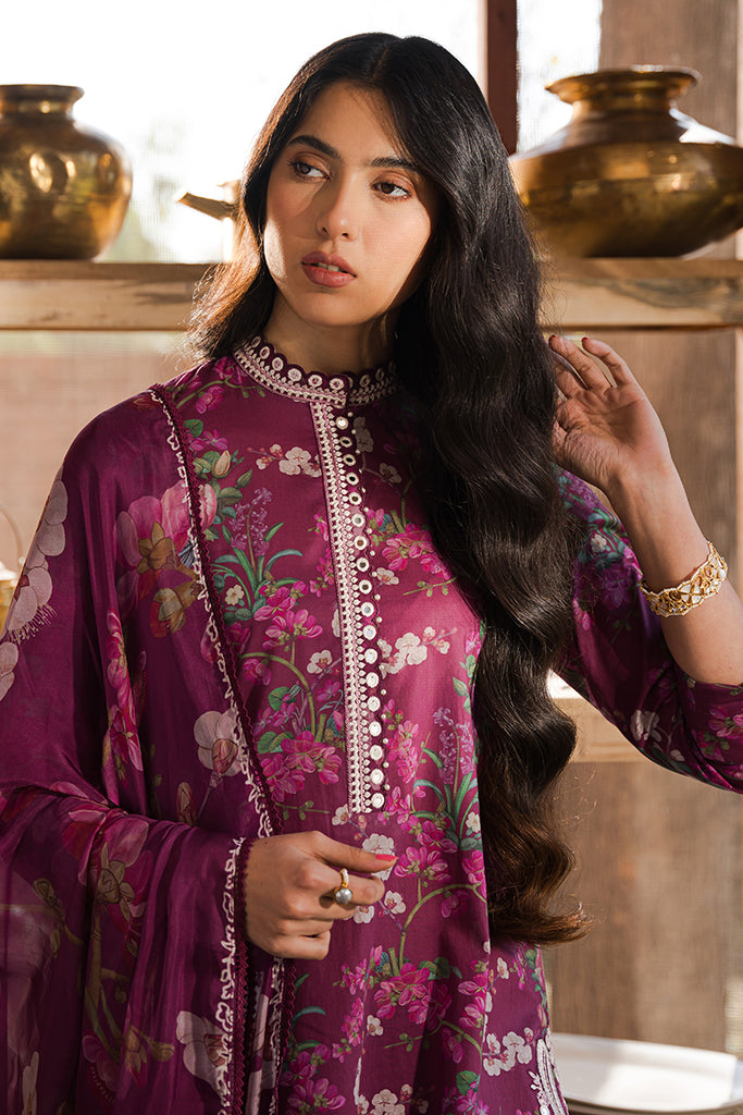 Cross Stitch | Eid Lawn 24 | IRIS MAUVE - Khanumjan  Pakistani Clothes and Designer Dresses in UK, USA 