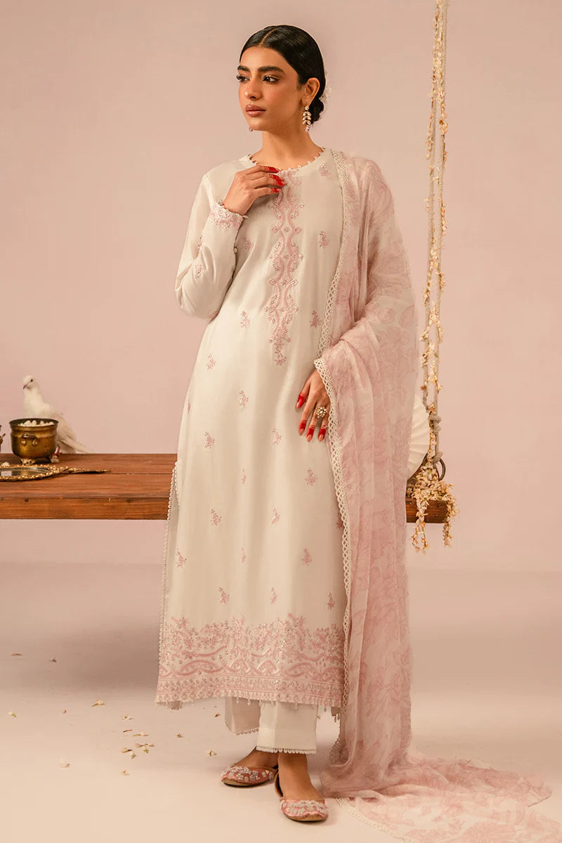 Cross Stitch | Mahiri Embroidered Collection 24 | Ivory Cream - Khanumjan  Pakistani Clothes and Designer Dresses in UK, USA 