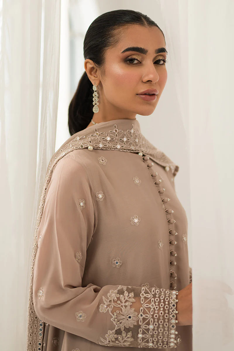 Cross Stitch | Luxe Atelier 24 | Maple Brown - Khanumjan  Pakistani Clothes and Designer Dresses in UK, USA 