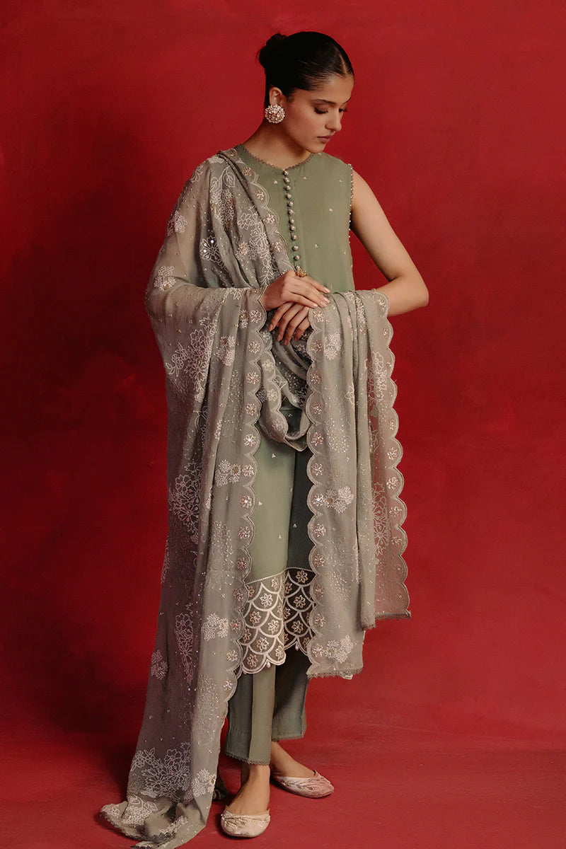 Cross Stitch | Luxe Atelier 24 | Whisper Spray - Khanumjan  Pakistani Clothes and Designer Dresses in UK, USA 