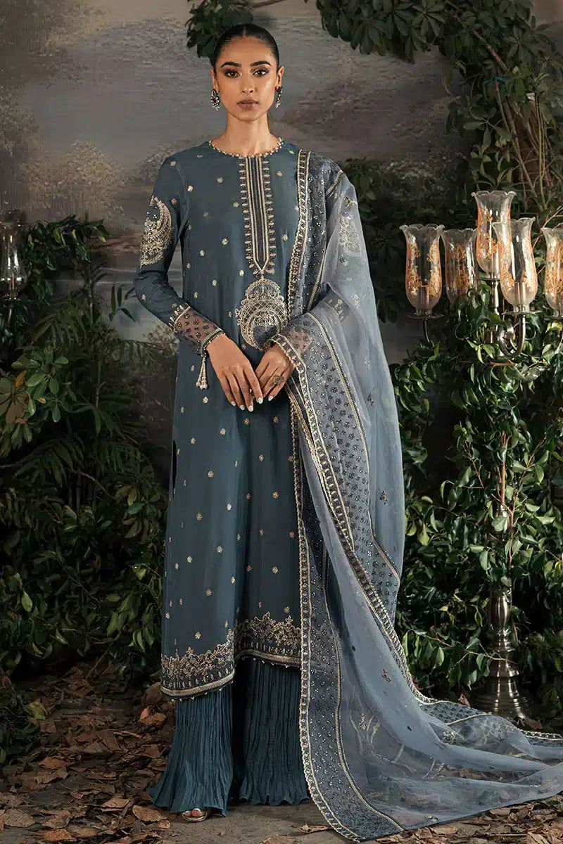 Cross Stitch | Luxe Atelier 23 | ETHNIC SUEDE - Khanumjan  Pakistani Clothes and Designer Dresses in UK, USA 