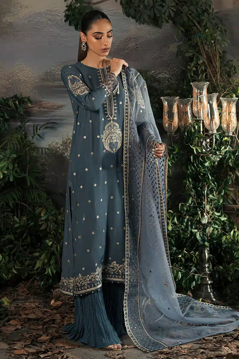 Cross Stitch | Luxe Atelier 23 | ETHNIC SUEDE - Khanumjan  Pakistani Clothes and Designer Dresses in UK, USA 