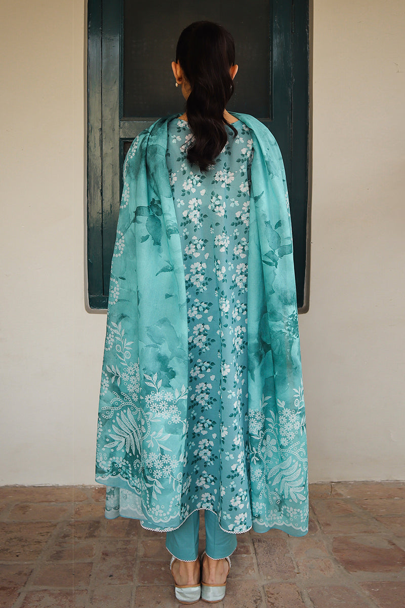 Cross Stitch | Printed Lawn | BLUE CHARM - Khanumjan  Pakistani Clothes and Designer Dresses in UK, USA 