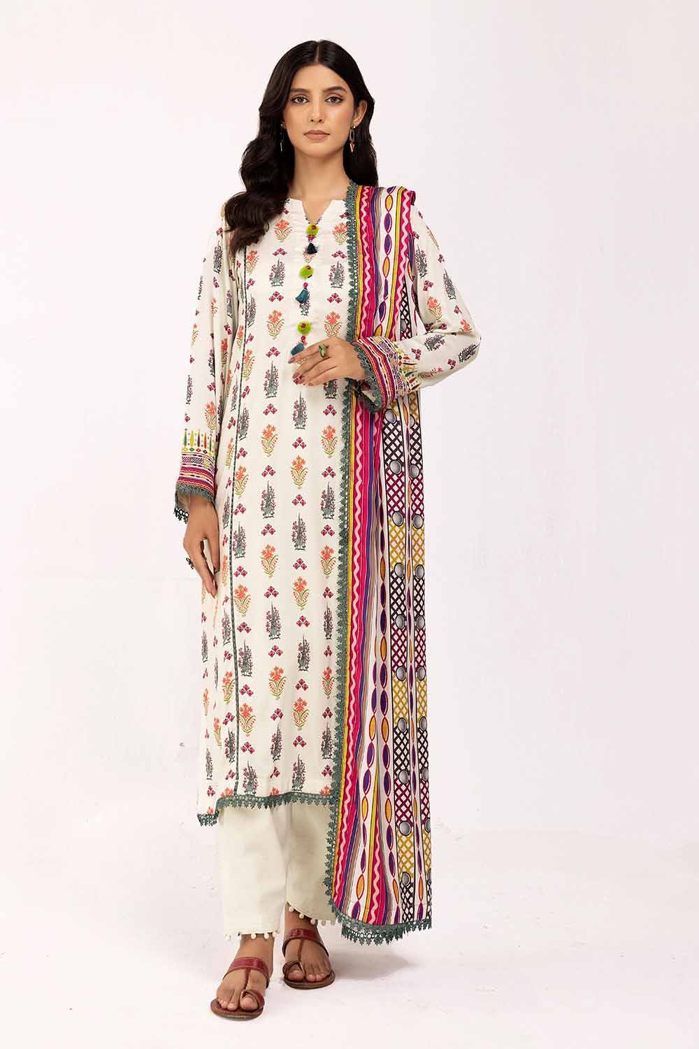 Gul Ahmed | Winter Collection 24 | Cotail Suit CV-42001