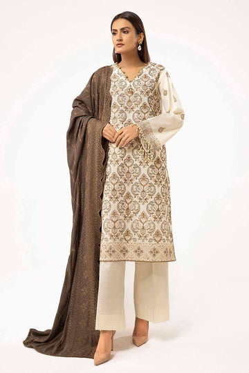 Gul Ahmed | Winter Collection 24 | Twill Cotton Linen Dupatta CV-42011