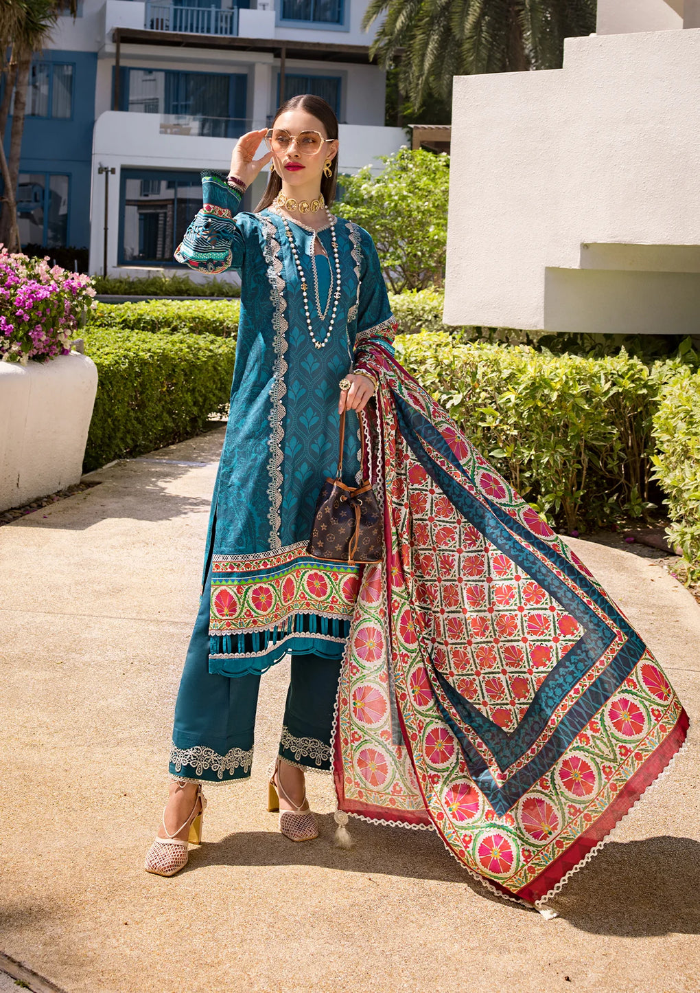 Elaf Premium | Prints Collection 2024 | EOP-07A FAUNA - Khanumjan  Pakistani Clothes and Designer Dresses in UK, USA 