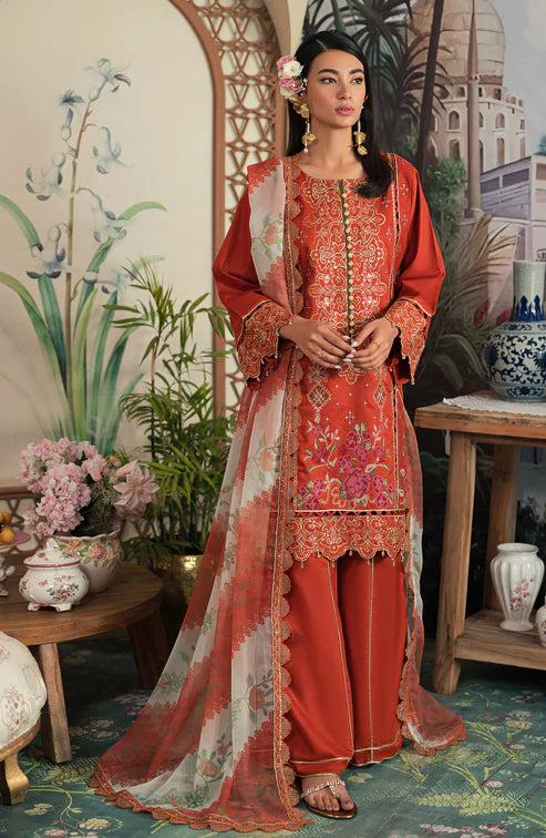 Emaan Adeel | Ayra Luxury Lawn 24 | AR-08 - Khanumjan  Pakistani Clothes and Designer Dresses in UK, USA 