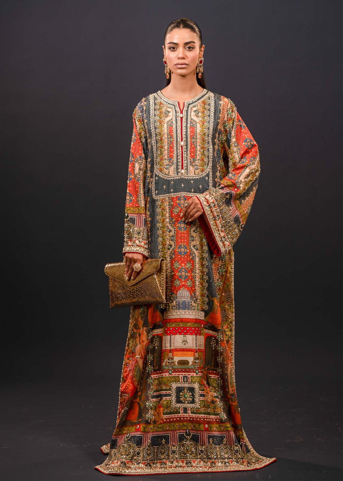 Mahgul | Emerald Hill Formals | Bold Miniature - Khanumjan  Pakistani Clothes and Designer Dresses in UK, USA 