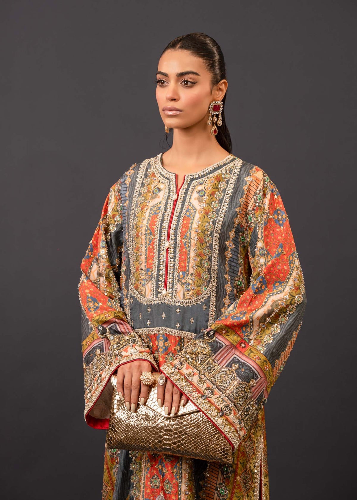 Mahgul | Emerald Hill Formals | Bold Miniature - Khanumjan  Pakistani Clothes and Designer Dresses in UK, USA 