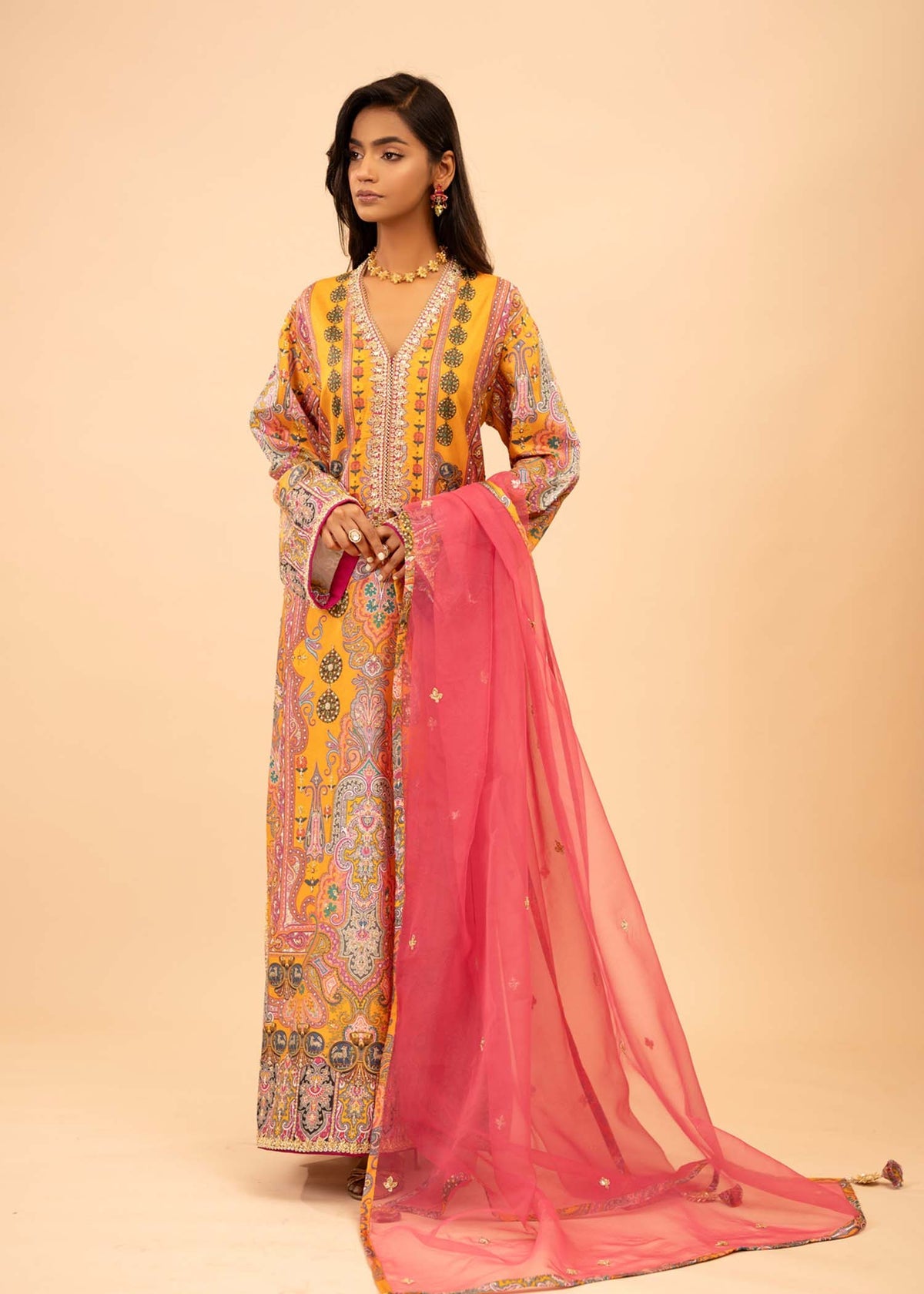 Mahgul | Emerald Hill Formals | Saffron Jewel - Khanumjan  Pakistani Clothes and Designer Dresses in UK, USA 