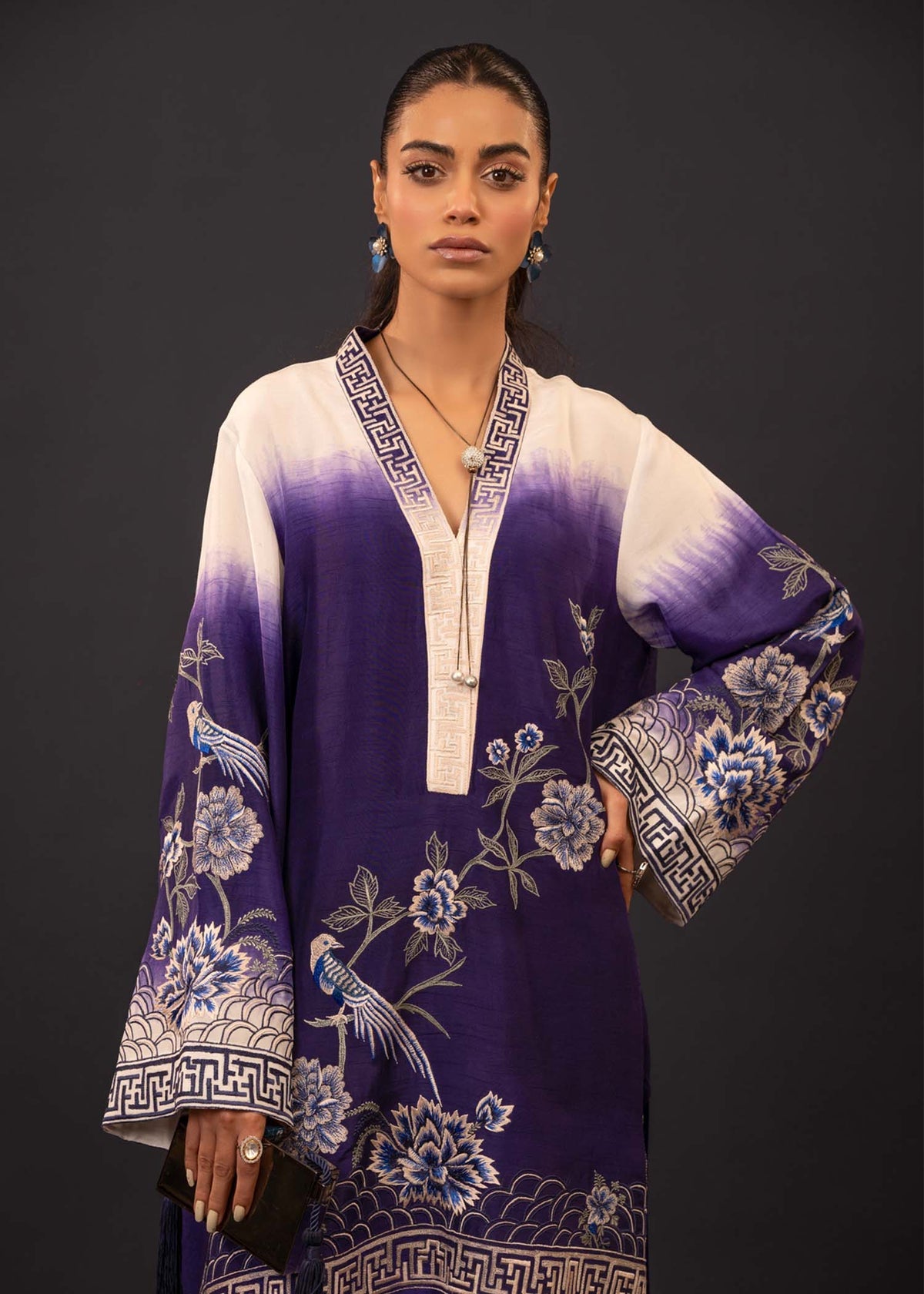 Mahgul | Emerald Hill Formals | Floral Ink - Khanumjan  Pakistani Clothes and Designer Dresses in UK, USA 