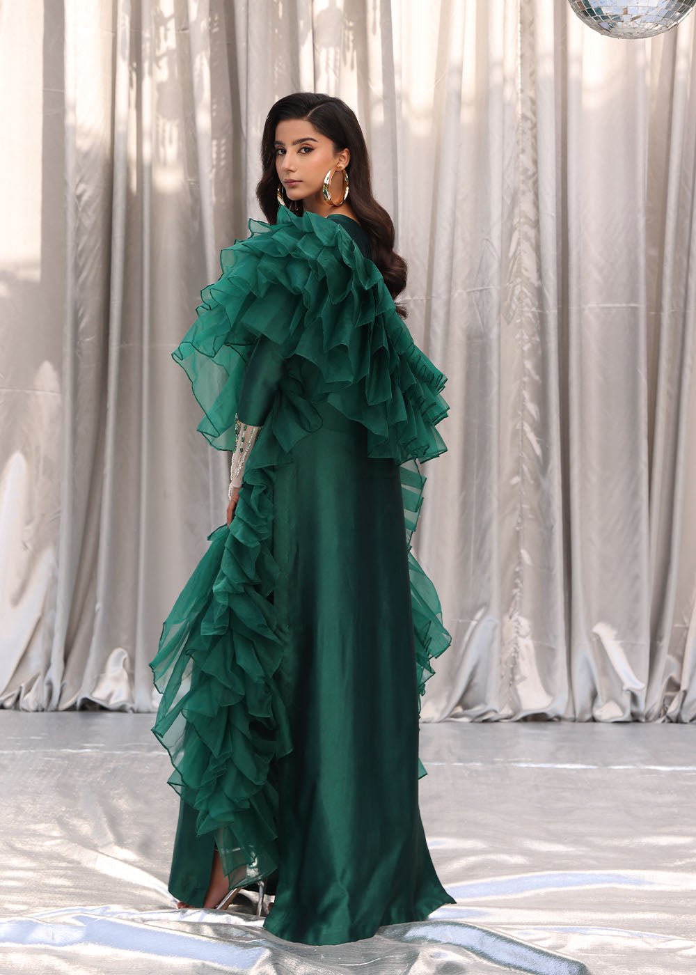 Musferah Saad | Moonlit Glam | Emerald Chic