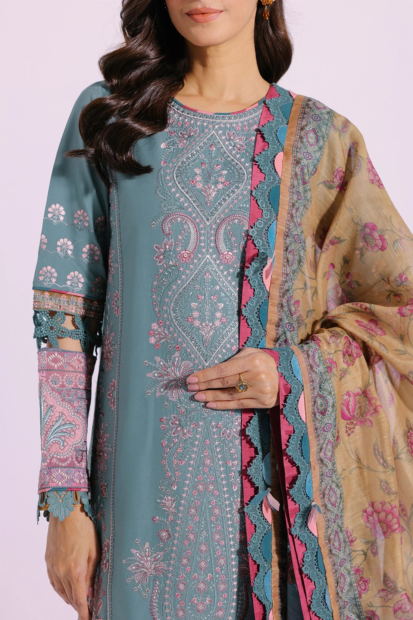 Ethnic | Rozana Collection SS 24 | E0406/203/718 - Khanumjan  Pakistani Clothes and Designer Dresses in UK, USA 