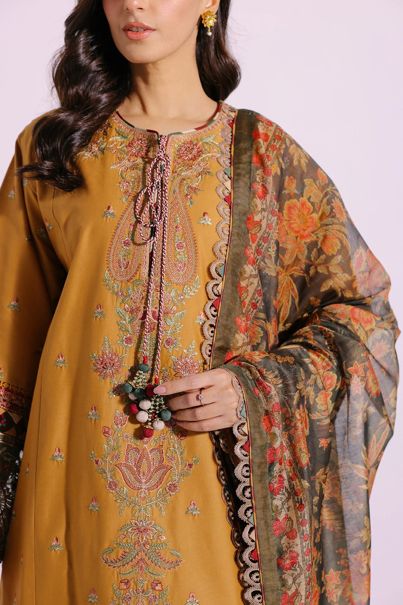 Ethnic | Rozana Collection SS 24 | E0407/203/219 - Khanumjan  Pakistani Clothes and Designer Dresses in UK, USA 