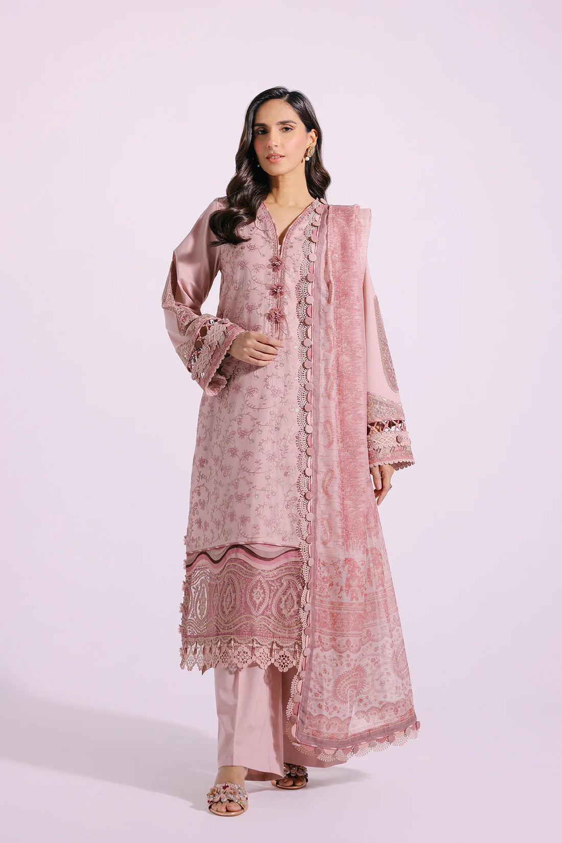 Ethnic | Rozana Collection SS 24 | E0408/203/327 - Khanumjan  Pakistani Clothes and Designer Dresses in UK, USA 