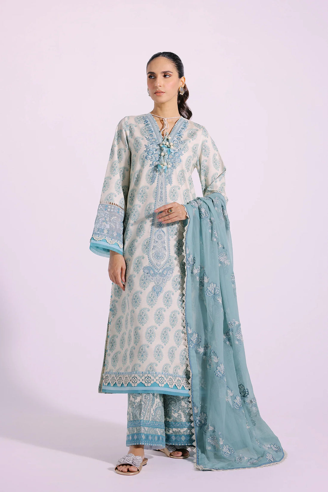 Ethnic | Rozana Collection SS 24 | E0414/203/130 - Khanumjan  Pakistani Clothes and Designer Dresses in UK, USA 