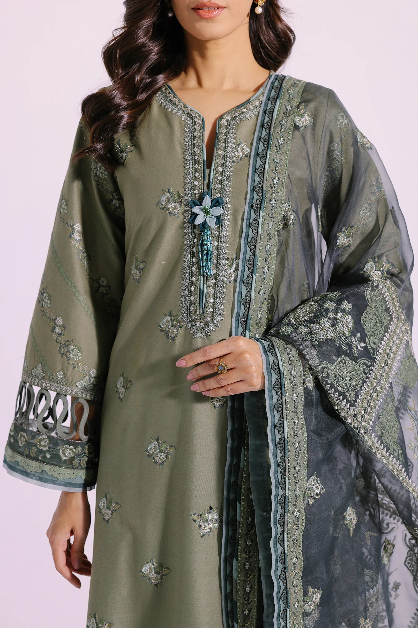 Ethnic | Rozana Collection SS 24 | E0415/203/127 - Khanumjan  Pakistani Clothes and Designer Dresses in UK, USA 