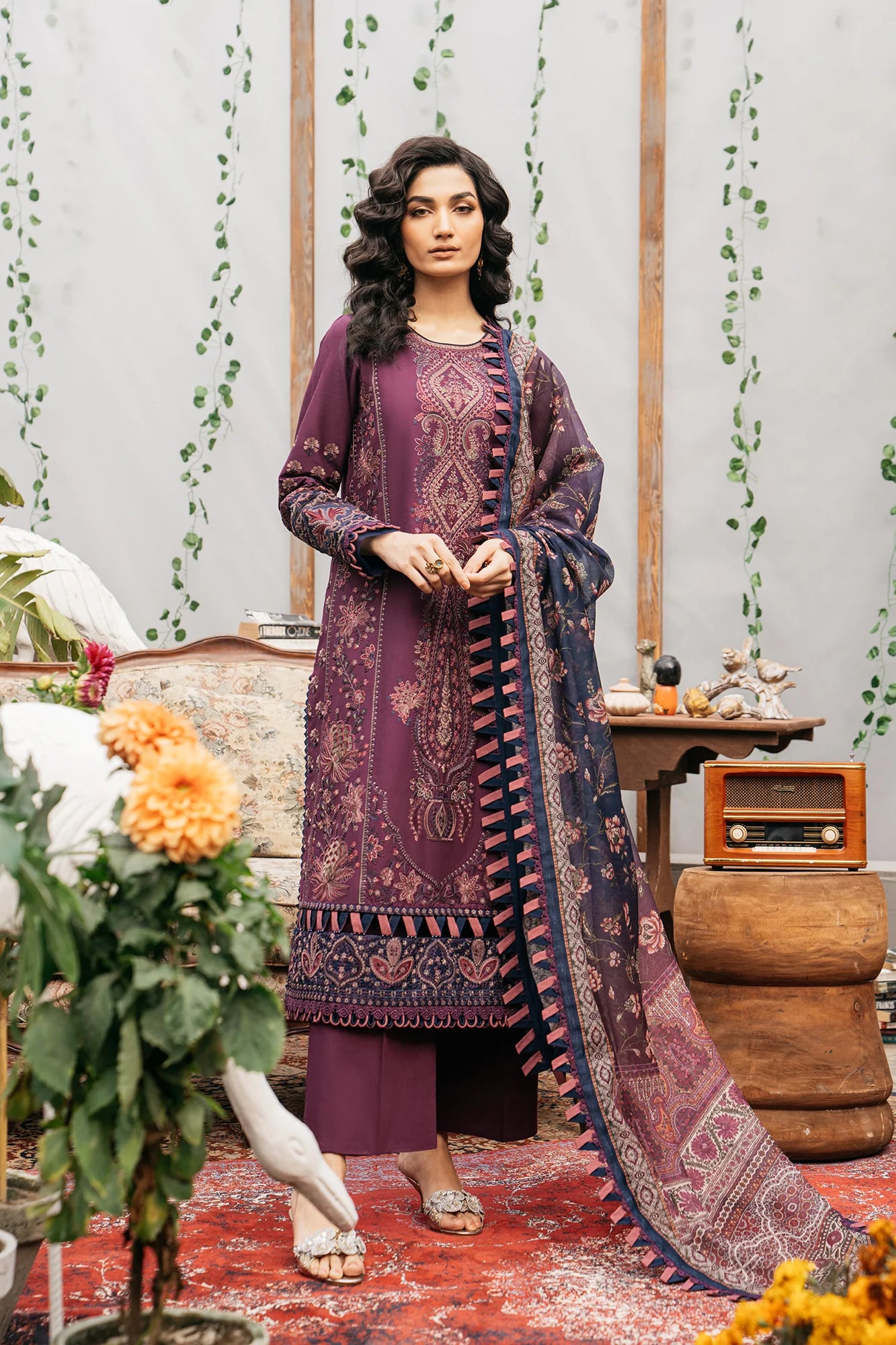 Ethnic | Rozana Collection SS 24 | E0406/203/520 - Khanumjan  Pakistani Clothes and Designer Dresses in UK, USA 