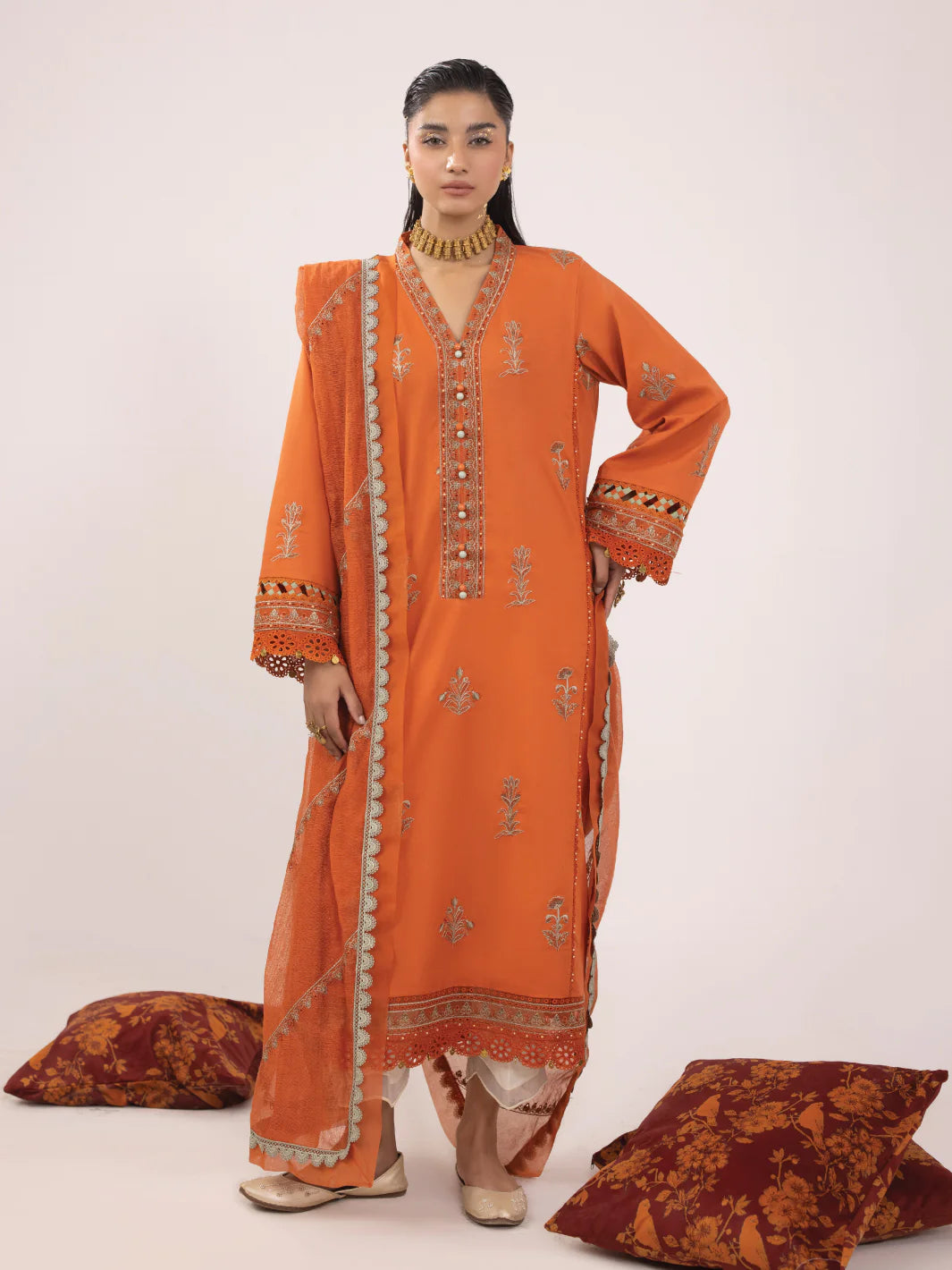 Ittehad | Faiza Faisal  Rangeeli Lawn 24 | Chammo - Khanumjan  Pakistani Clothes and Designer Dresses in UK, USA 