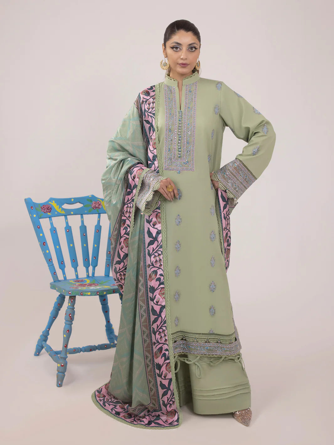 Ittehad | Faiza Faisal  Rangeeli Lawn 24 | Pino - Khanumjan  Pakistani Clothes and Designer Dresses in UK, USA 
