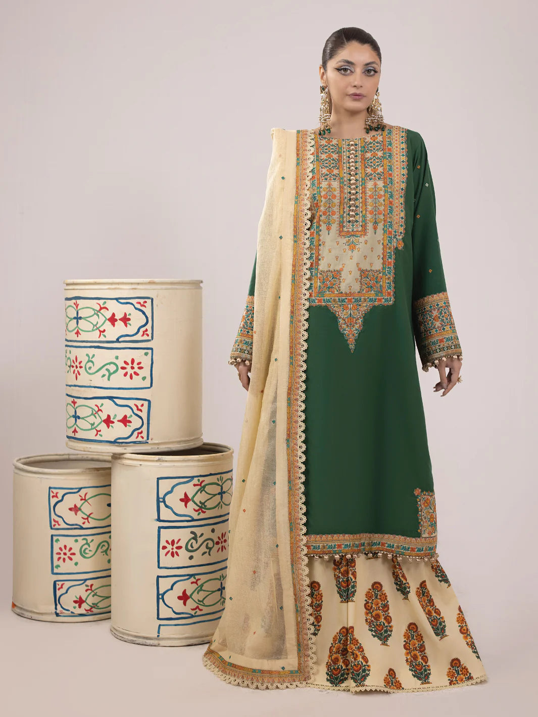 Ittehad | Faiza Faisal  Rangeeli Lawn 24 | Zebo - Khanumjan  Pakistani Clothes and Designer Dresses in UK, USA 