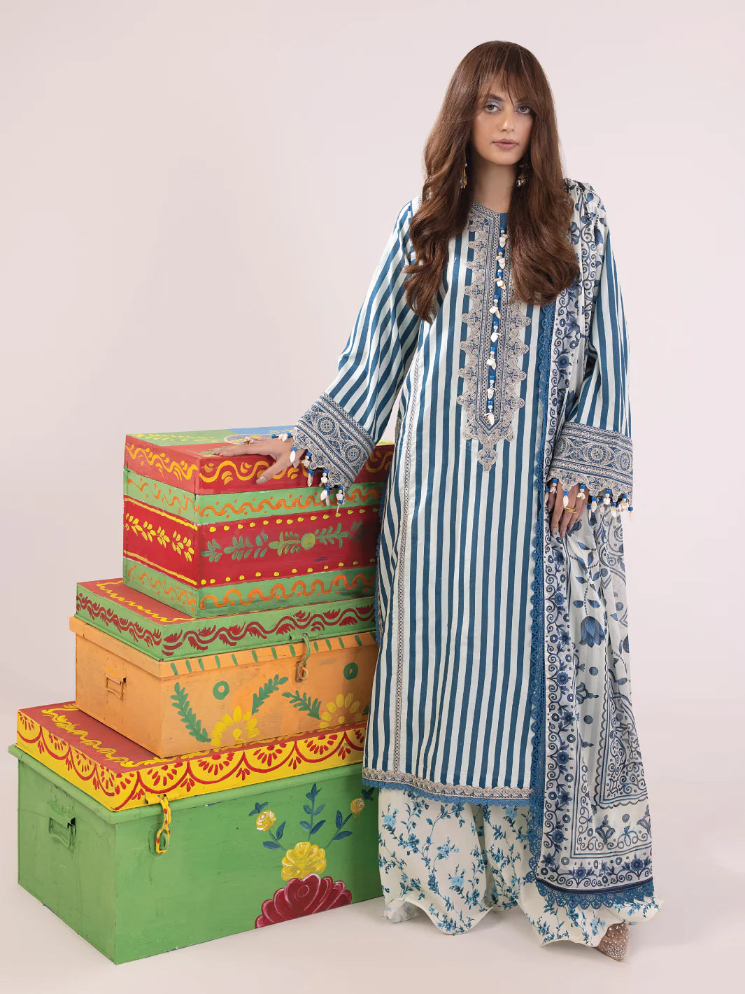 Ittehad | Faiza Faisal  Rangeeli Lawn 24 | Albeli - Khanumjan  Pakistani Clothes and Designer Dresses in UK, USA 