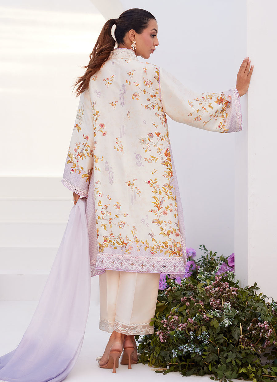 Farah Talib Aziz | Zaza Prints 24 | AMETHYST TRELLIS SHIRT AND DUPATTA - Khanumjan  Pakistani Clothes and Designer Dresses in UK, USA 