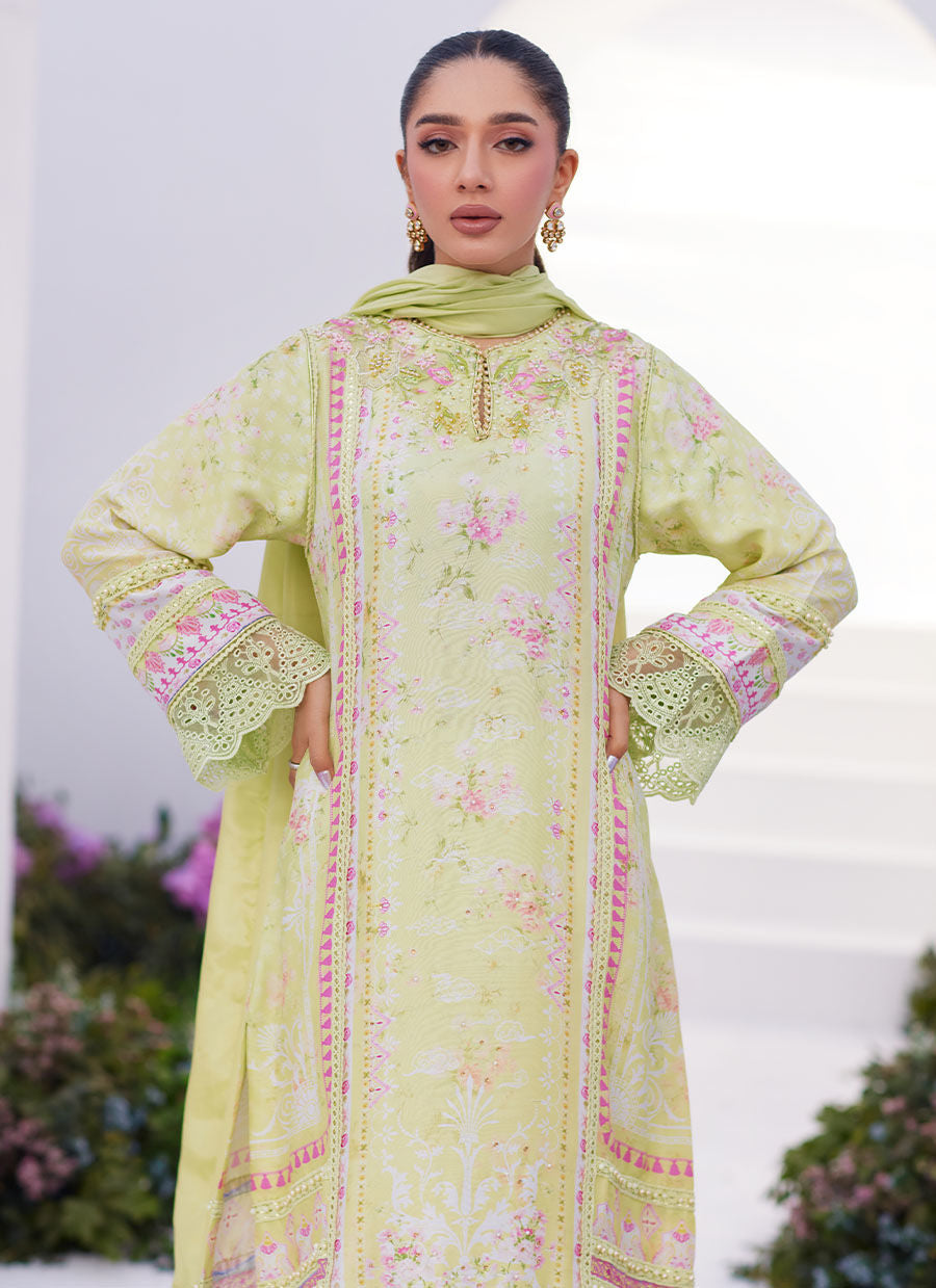 Farah Talib Aziz | Zaza Prints 24 | KELLY LIME SHIRT AND DUPATTA - Khanumjan  Pakistani Clothes and Designer Dresses in UK, USA 