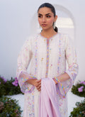 Farah Talib Aziz | Zaza Prints 24 | THISTLE LILAC SHIRT AND DUPATTA - Khanumjan  Pakistani Clothes and Designer Dresses in UK, USA 