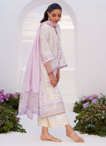 Farah Talib Aziz | Zaza Prints 24 | THISTLE LILAC SHIRT AND DUPATTA - Khanumjan  Pakistani Clothes and Designer Dresses in UK, USA 