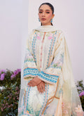 Farah Talib Aziz | Zaza Prints 24 | TURKISH AQUA SHIRT AND DUPATTA - Khanumjan  Pakistani Clothes and Designer Dresses in UK, USA 