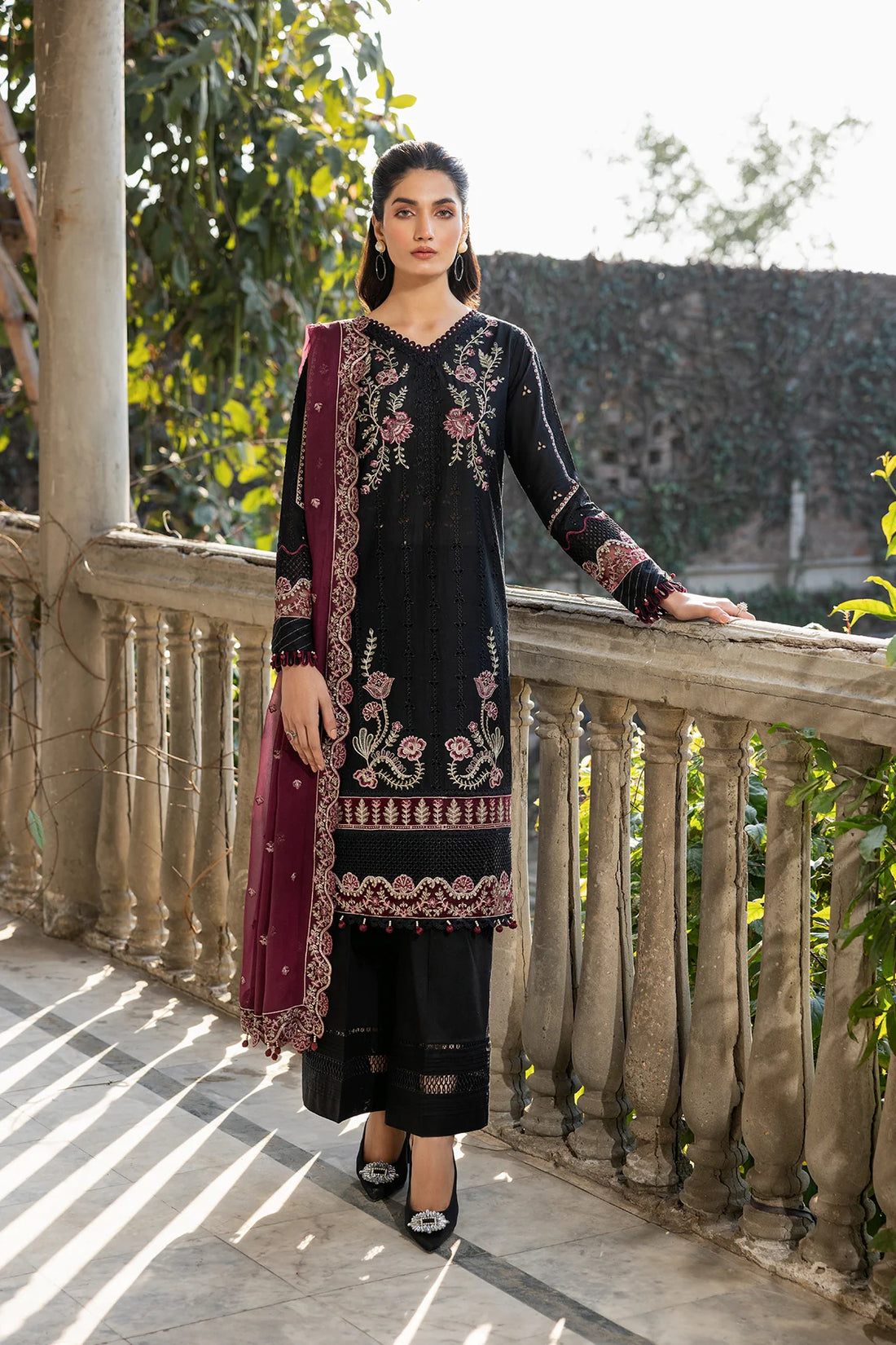 Farasha | Bahaar Embroidered Lawn | Twilight Bloom - Khanumjan  Pakistani Clothes and Designer Dresses in UK, USA 