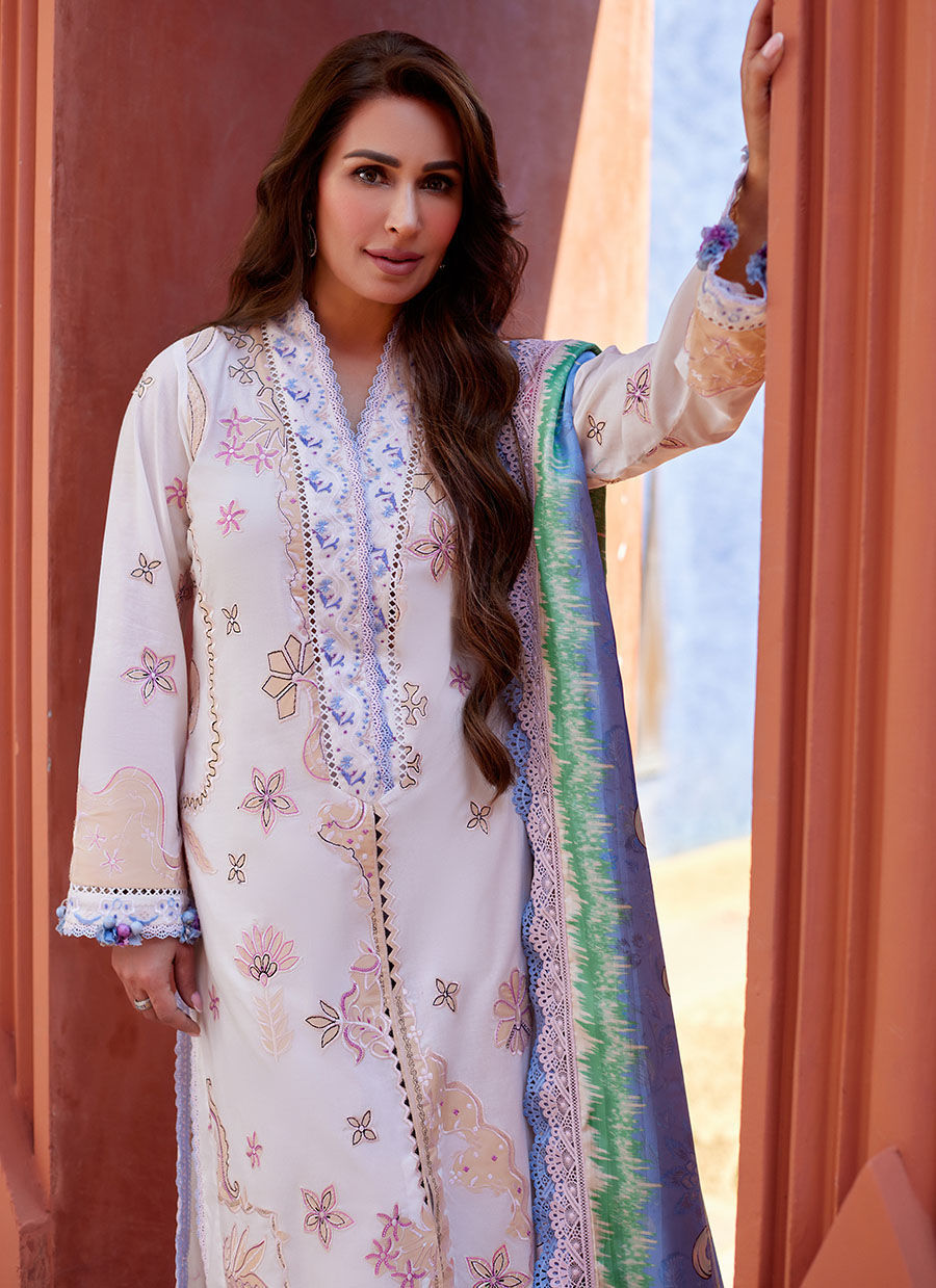 Farah Talib Aziz | Suay Lawn 24 | MIWA IVORY - Khanumjan  Pakistani Clothes and Designer Dresses in UK, USA 