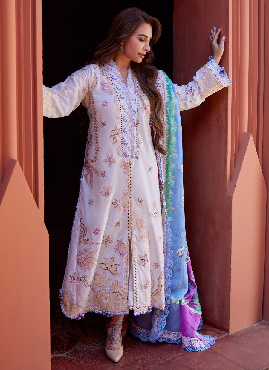 Farah Talib Aziz | Suay Lawn 24 | MIWA IVORY - Khanumjan  Pakistani Clothes and Designer Dresses in UK, USA 