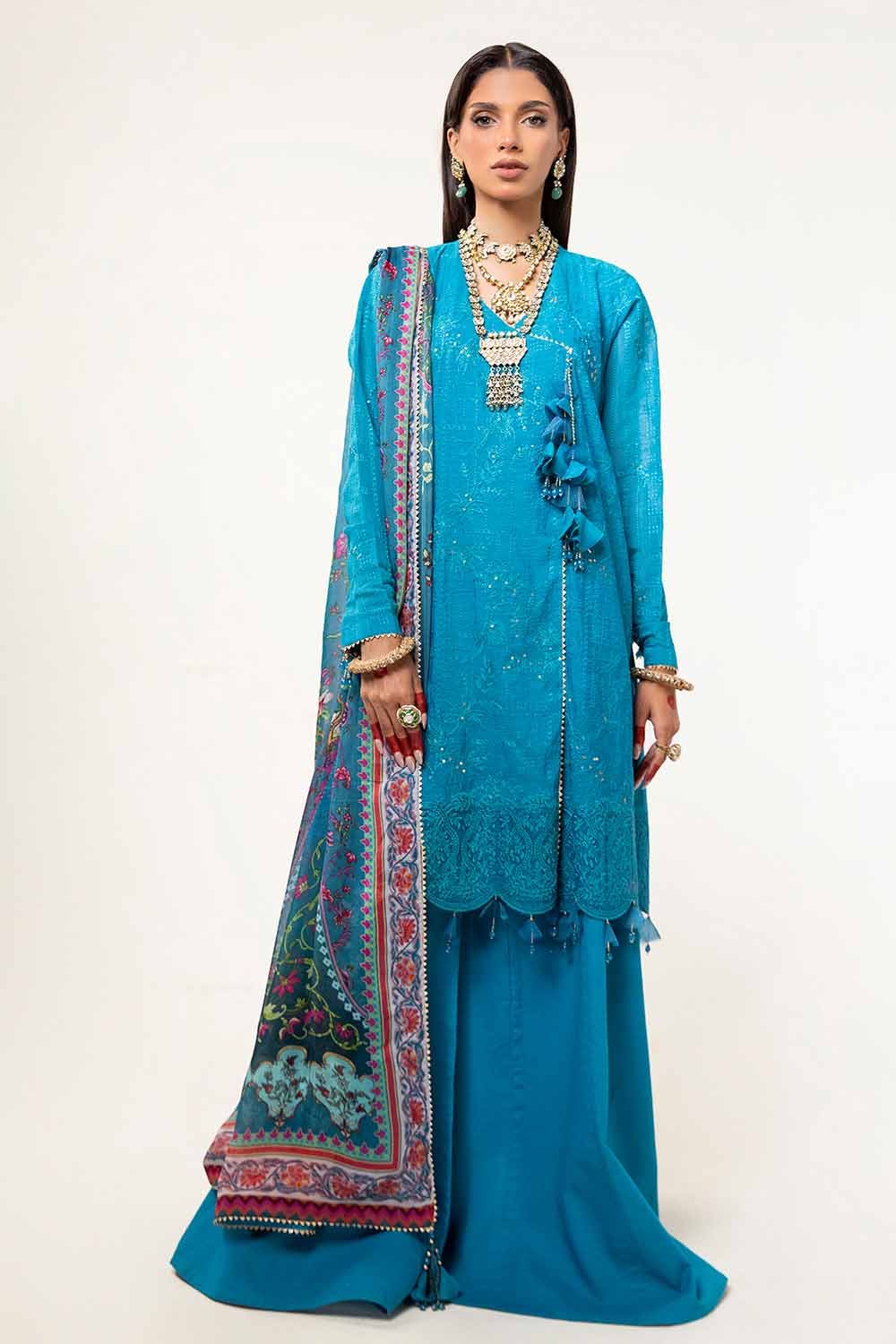 Gul Ahmed | Eid ul Adha Collection | FE-42001 - Khanumjan  Pakistani Clothes and Designer Dresses in UK, USA 