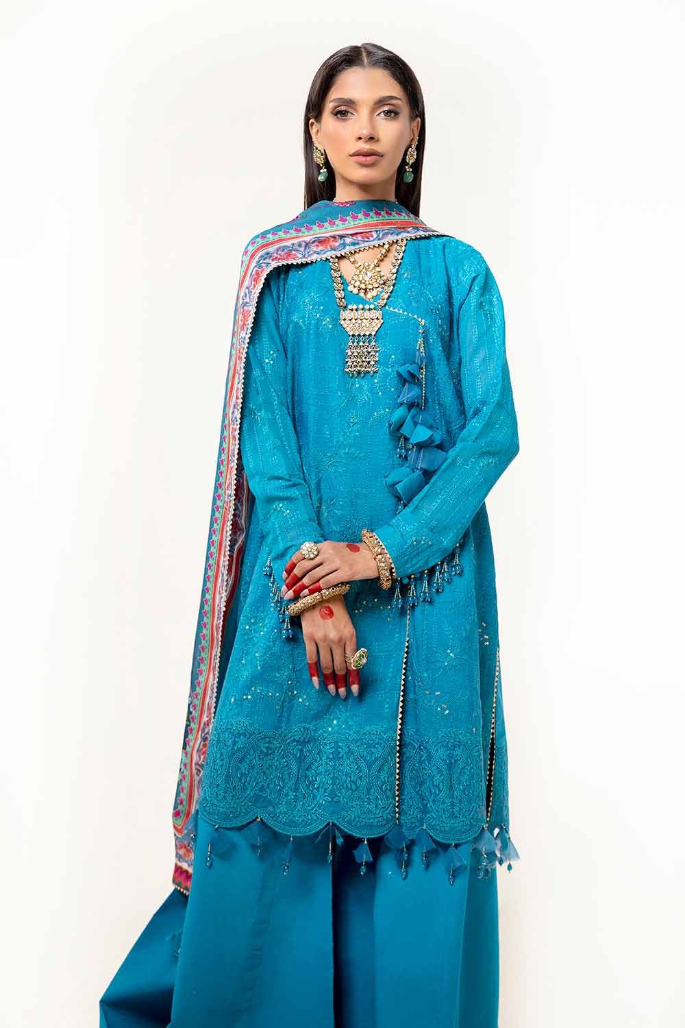 Gul Ahmed | Eid ul Adha Collection | FE-42001 - Khanumjan  Pakistani Clothes and Designer Dresses in UK, USA 