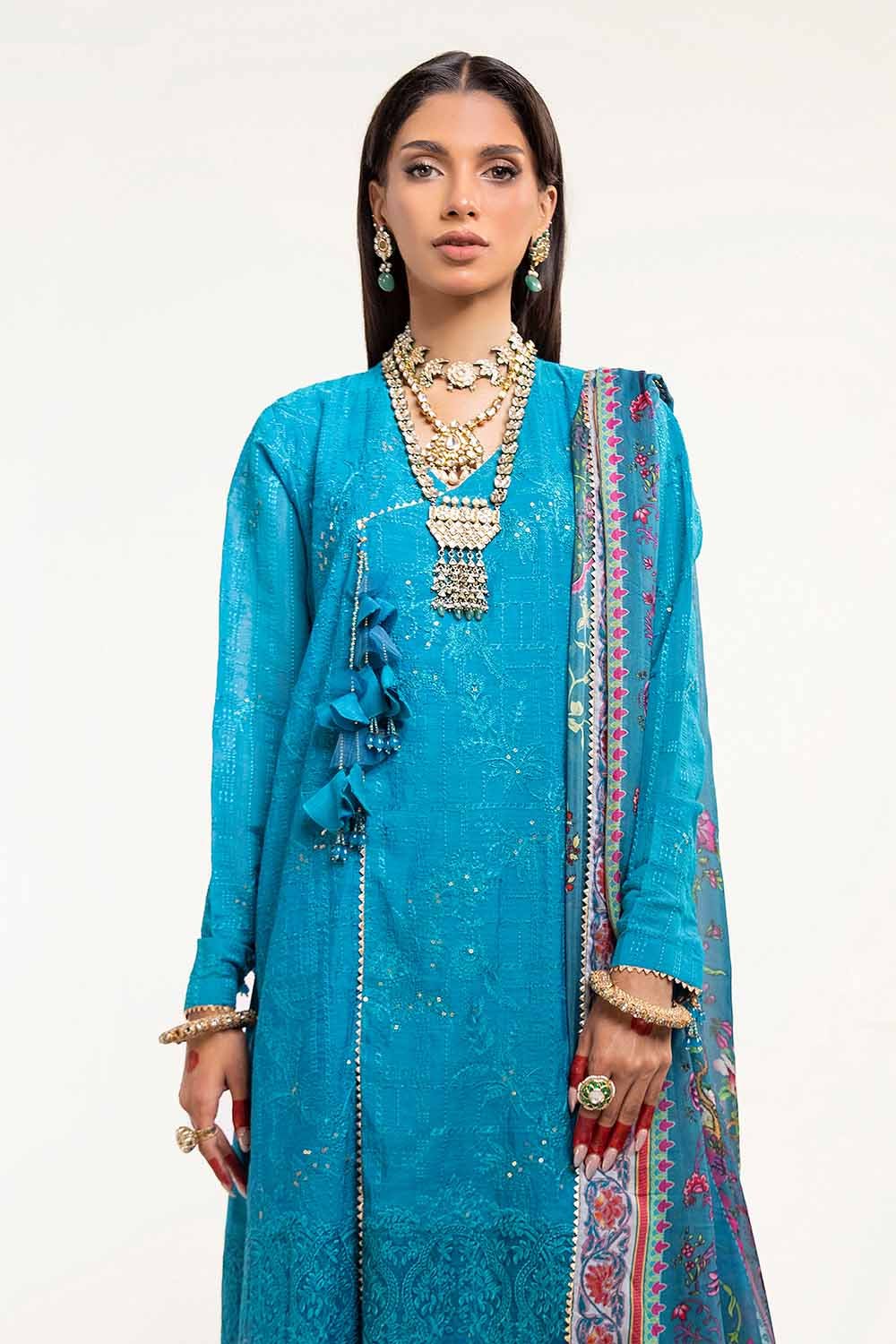 Gul Ahmed | Eid ul Adha Collection | FE-42001 - Khanumjan  Pakistani Clothes and Designer Dresses in UK, USA 