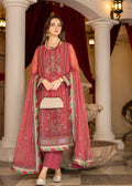 Strawberry | Rimjhim Chiffon Collection | FLS-RJ-003 - Khanumjan  Pakistani Clothes and Designer Dresses in UK, USA 