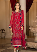 Strawberry | Rimjhim Chiffon Collection | FLS-RJ-007 - Khanumjan  Pakistani Clothes and Designer Dresses in UK, USA 