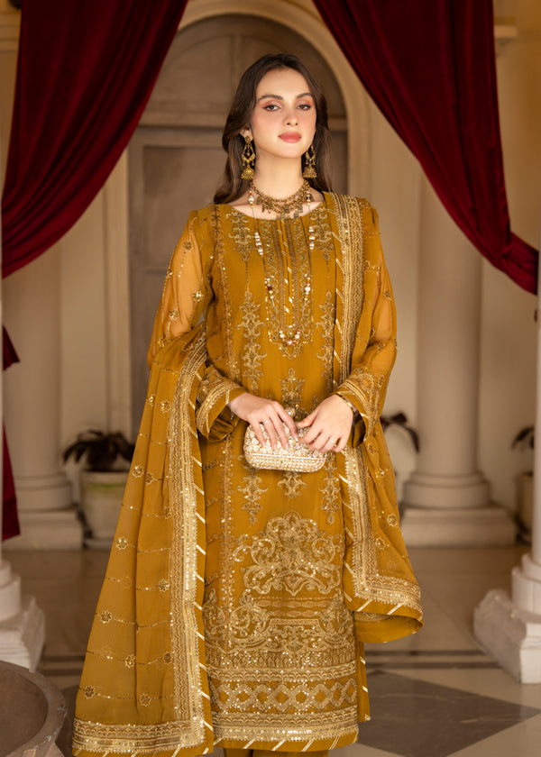 Strawberry | Rimjhim Chiffon Collection | FLS-RJ-009 - Khanumjan  Pakistani Clothes and Designer Dresses in UK, USA 