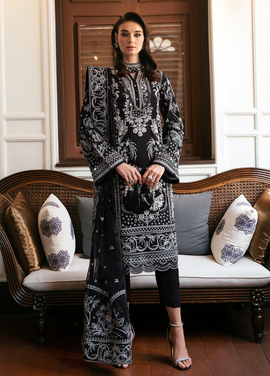 Gulaal | Luxury Pret | NADINE (GL-LP-24V1-22) - Khanumjan  Pakistani Clothes and Designer Dresses in UK, USA 