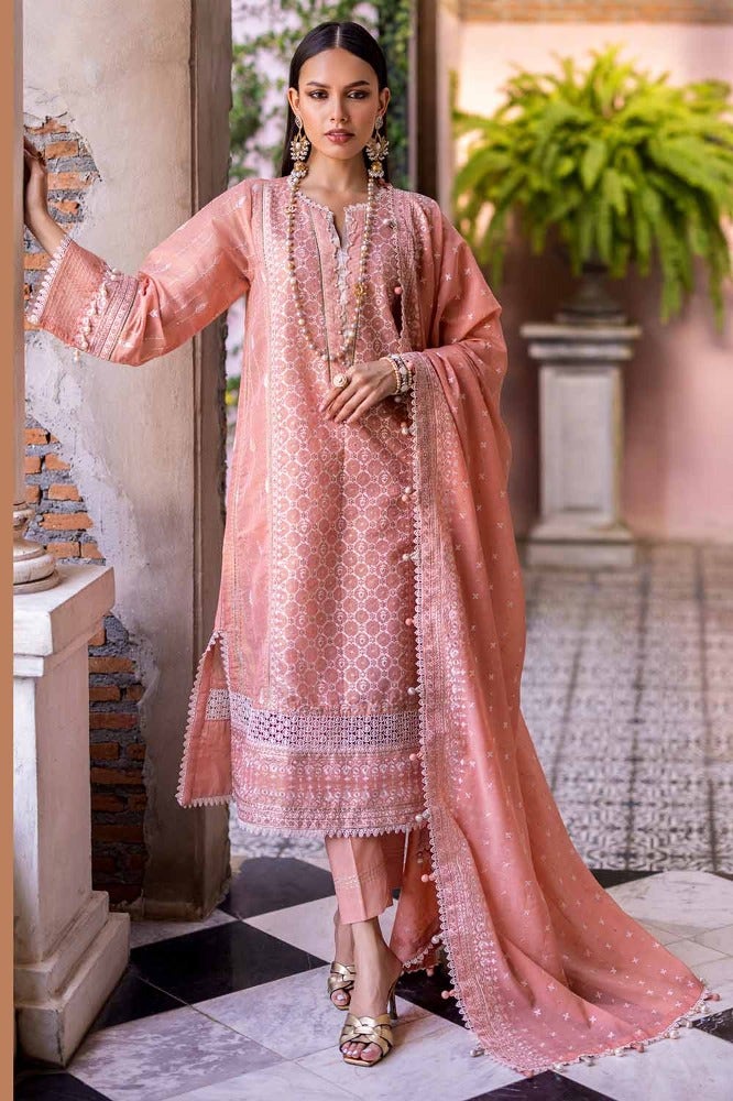 Gul Ahmed | Eid Collection | FE-42040 - Khanumjan  Pakistani Clothes and Designer Dresses in UK, USA 