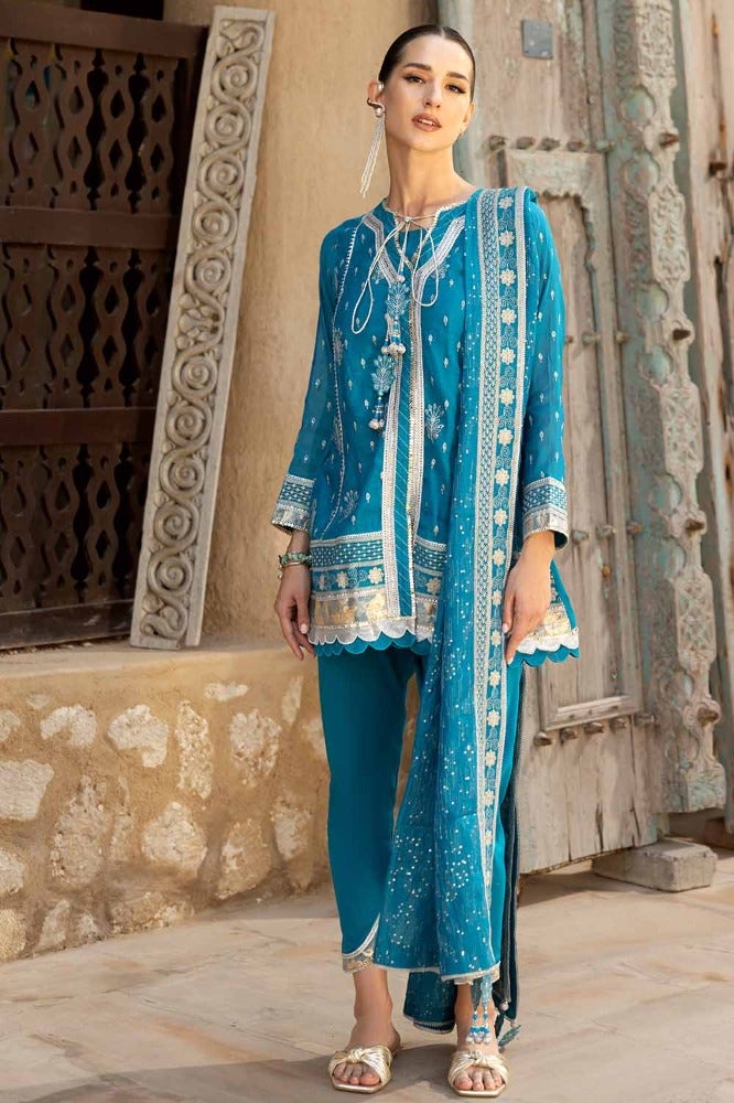 Gul Ahmed | Eid Collection | FE-42049 - Khanumjan  Pakistani Clothes and Designer Dresses in UK, USA 